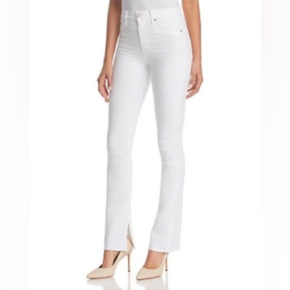 Hudson Heartbreaker High-Rise Bootcut Jeans in Optical White - Picture 15 of 16